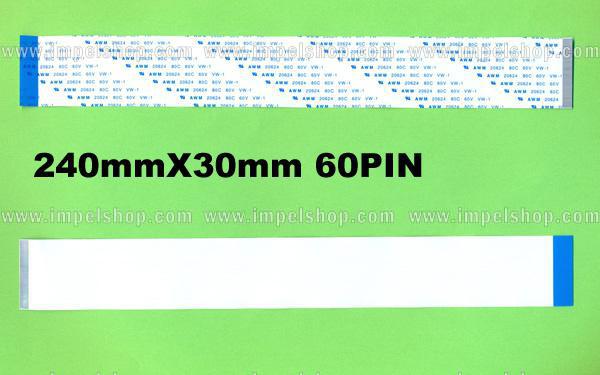TAŚMA POŁĄCZENIOWA DO DVD TYP 27a (240mmX30,5mm 60PIN) NAPRZEMIENNA