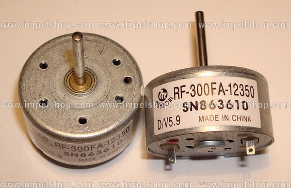 SILNIK DVD 01 MDN3BT 3HSAS 5,9V (RF-300F-12350 OŚKA 15mm
