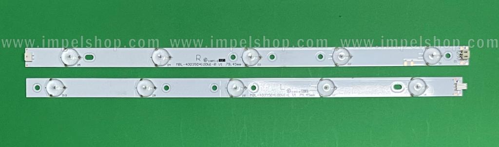 Zestaw listew LED do naprawy podświetlenia telewizora MBL-40035D410W1-R i MBL-40035D410W1-L (KOMPLET)