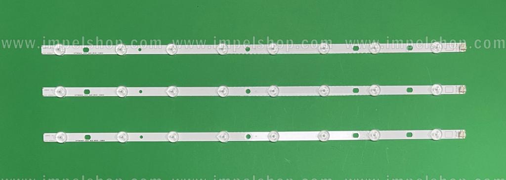 Zestaw listew LED do naprawy podświetlenia telewizora TOSHIBA 29" SVT290A04_12MM_8LED_REV01_120830 8 LED zestaw 3szt , 565MM X 12MM