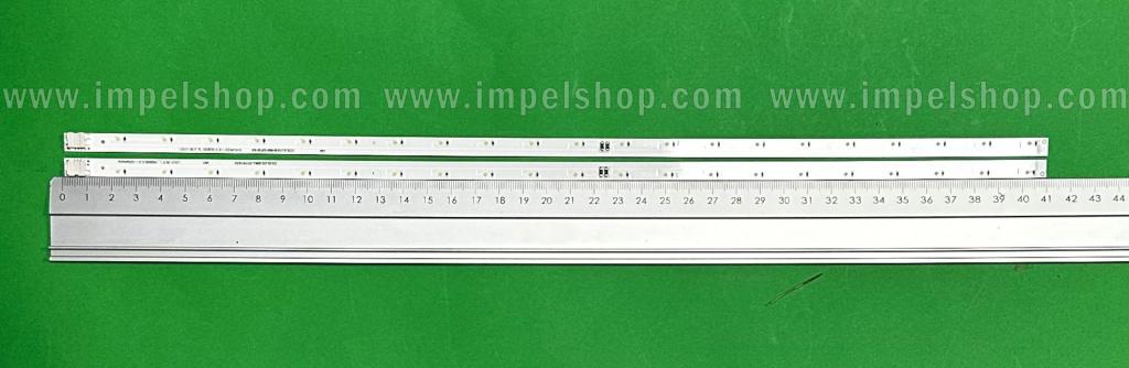 Zestaw listew LED do naprawy podświetlenia telewizora SAMSUNG 40" zestaw 2szt V6LF_395SFA-LED21_-3-11_R3 X 1szt & V6LF_395SFB-LED21_-3-11_R3 X 1szt , BN96-39720A & BN96-39721A , BN96-4655A & BN96-4656A , Louvre 39,5"