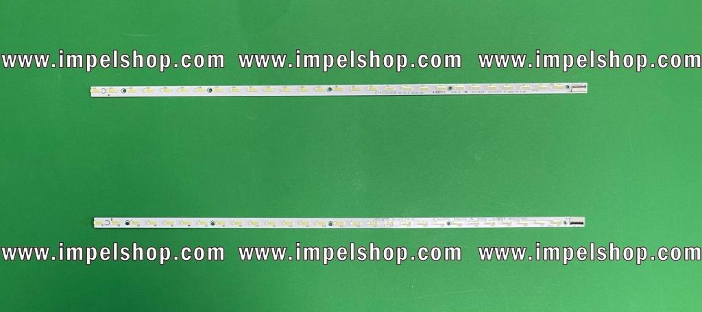 Zestaw listew LED do naprawy podświetlenia telewizora SHARP 50" krawędziowa zestaw 2szt , V500H1-LS5-TREM6 28LED X 1szt & V500H1-LS5-TLEM6 28LED X 1szt , 315MM , 6V