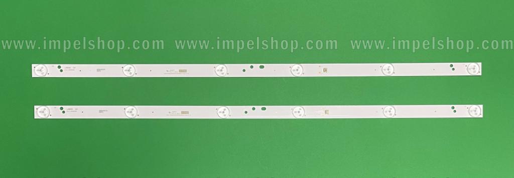 Zestaw listew LED do naprawy podświetlenia telewizora CHANGHONG / HAIER 32" zestaw 2szt X CRH-K32K6003030T02066CJ-Rev1.5 W , 6LED , zasilanie : 3V , DŁUGOŚĆ : 580MM