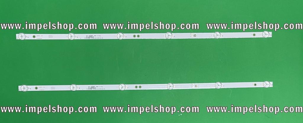 Zestaw listew LED do naprawy podświetlenia telewizora MANTA / SKYMASTER 32" zestaw 2szt X KJ32D06-ZC22AG-09 PN:303KJ320044 KJ32D06-ZC22AG-09 2018-04-04 6S1P KJ32D06-ZC22AG-12 2018-05-17 6S1P KJ32D06-ZC22AG-20E 2021-5-25 303KJ320052E 110-113 3.1-3.2 h 6034 , 6LED , 6V , 567MM