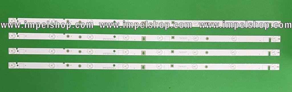 Zestaw listew LED do naprawy podświetlenia telewizora DOFFLER / MANTA 40" zestaw 4szt X MS-L1092 V2 , 18MD400C7BL0100072702760 , 40D3503V2W8CIB78518M , 8LED , 3V , 785MM