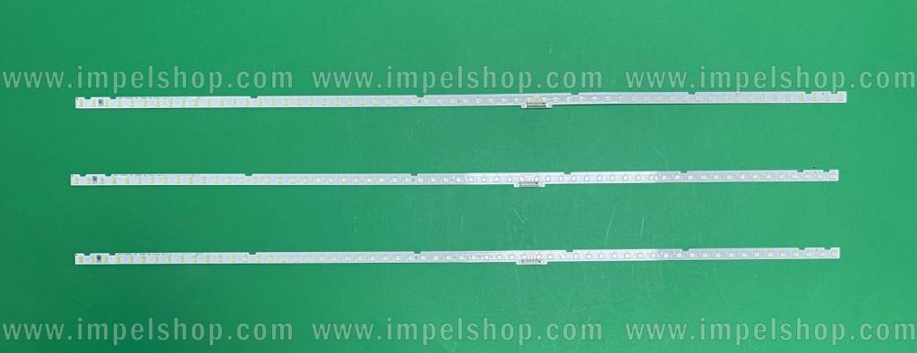 Zestaw listew LED do naprawy podświetlenia telewizora SAMSUNG 75" zestaw 3szt X V8N1-750SM0 R0 STS750A26 BN96-46078A , 60LED , 545MM ,