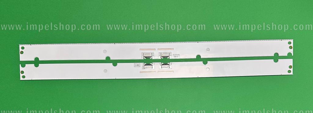 Zestaw listew LED do naprawy podświetlenia telewizora SAMSUNG 55" zestaw 2szt X V7Q8-55SM0-R0 BN96-42154A BN96-42155A , 144LED , 600MM , NIEBIESKIE ŚWIATŁO , ORYGINAŁ SAMSUNG