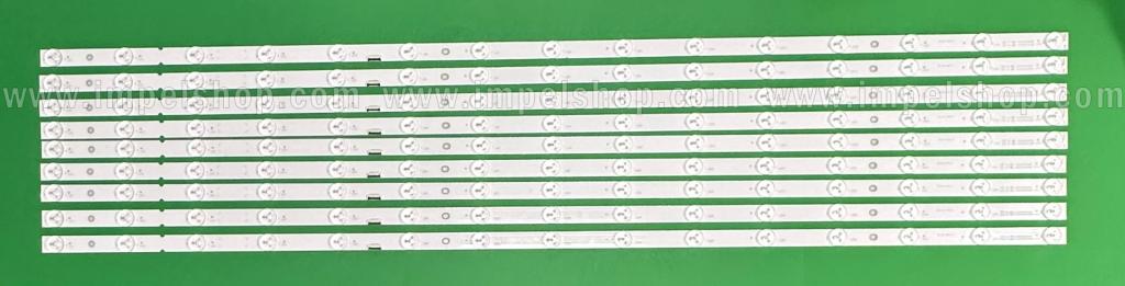 Zestaw listew LED do naprawy podświetlenia telewizora SONY 55" zestaw 9szt X CCB 55 MBL-55030D915SN1 MBL-55030D915SN0 1-984-209-11 , 15LED , 1080MM , 12V ,