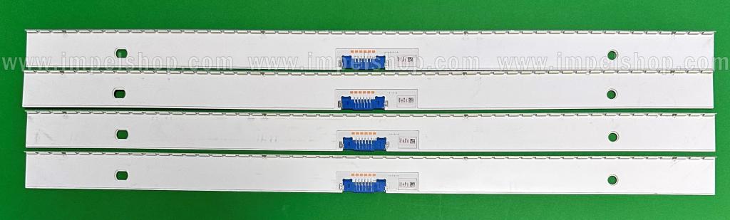 Zestaw listew LED do naprawy podświetlenia telewizora SAMSUNG 82" zestaw 4szt x BN96-46026A Y18_NU8/NU8.5_STS820A02_7020F UCD_51LEDs_REV1.0_180309_0.6T_4.27mm_BN96-46026A BN96-46469A , 51LED , 3V , 450MM , oryginał SAMSUNG ,