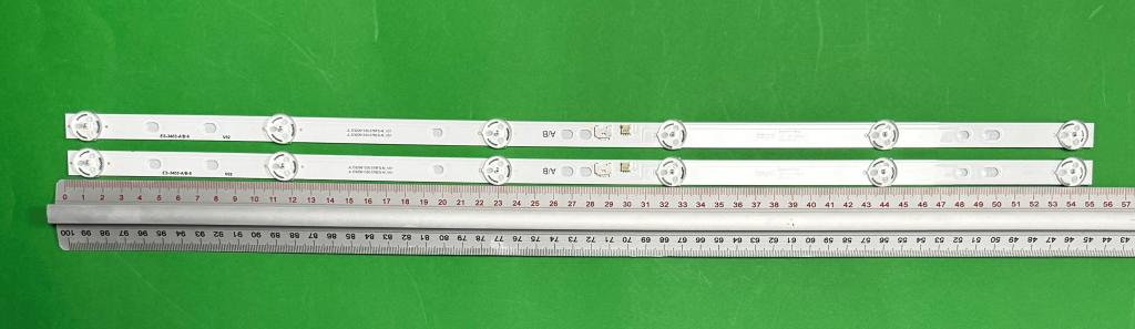Zestaw listew LED do naprawy podświetlenia telewizora JVC 32" zestaw 2szt , 1szt X JL.D32061330-078ES-M_V01 &1szt X JL.D32061330-078FS-M_V01 , 6LED , 3V , 551MM ,