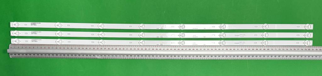 Zestaw listew LED do naprawy podświetlenia telewizora STARWIND 42" zestaw 3szt X JS-JP42DM082ED.007L(00813) R72-42D04-010 , 8LED , 808MM , 6V ,