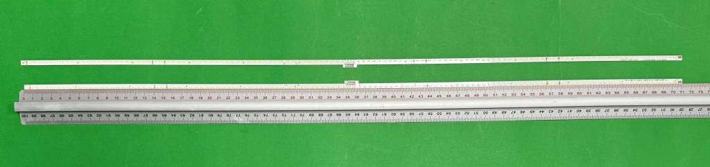 Zestaw listew LED do naprawy podświetlenia telewizora TCL 65" zestaw 2szt , 1szt X 4C-LB65C0-HR03L 65P6 KSF 4014 L 65YG411SC0A0 V0 & 1szt X 4C-LB65C0-HR04L 65P6 KSF 4014 R 65YG411SC0B0 V0 , 65HR411SC083 & 65HR411SC0A3 , 65HR411SCO83 & 65HR411SCOA3120LED , 713MM , 3V ,