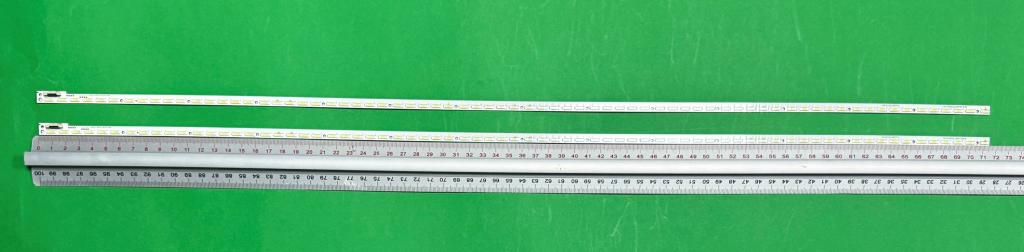 Zestaw listew LED do naprawy podświetlenia telewizora PANASONIC 65" zestaw 2szt X 6202B000C8400 E117098 A , 72LED , 717MM , 6V ,