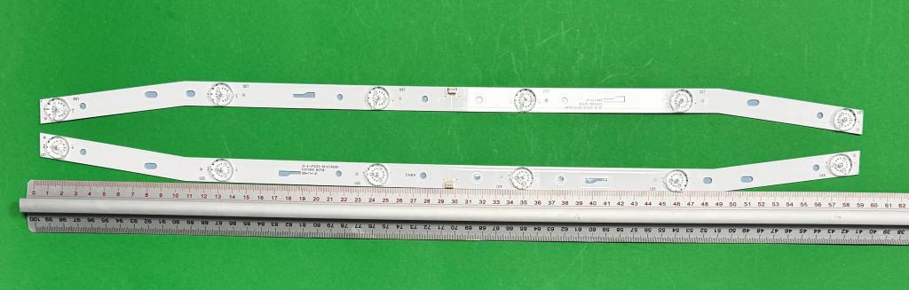 Zestaw listew LED do naprawy podświetlenia telewizora AKAI / NEVIR 32" zestaw 2szt X JS-D-JP3220-061EC(60308) E32F2000 MCPCB MS-L1220 V2 2016-5-6 32 MS-L1160 V3 XS-D-JP3220-061EC (60416) E32F2000 MCPCB JS-D-JP3220-061EC (60308) E32F2000 MCPCB HS-32D3006V1W6C1B584.5 * 17.5m-HJ-TB MS-L1084 V1 , 6LED , 585MM , 3V ,