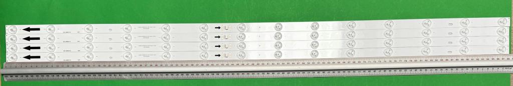 Zestaw listew LED do naprawy podświetlenia telewizora NOKIA 50" zestaw x TCL50D14-ZC62AG-03 2021-05-26 14S1P 4C-LB500T-ZCBC , 14LED , 985MM , 3V ,