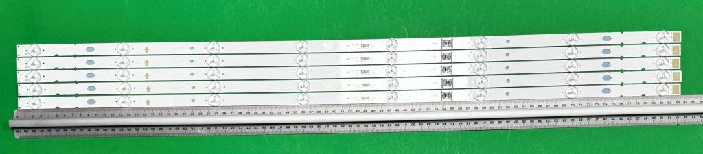 Zestaw listew LED do naprawy podświetlenia telewizora SONY 43" zestaw 5szt X LB4305H V0_03 , 8LED , 835MM , 3V ,