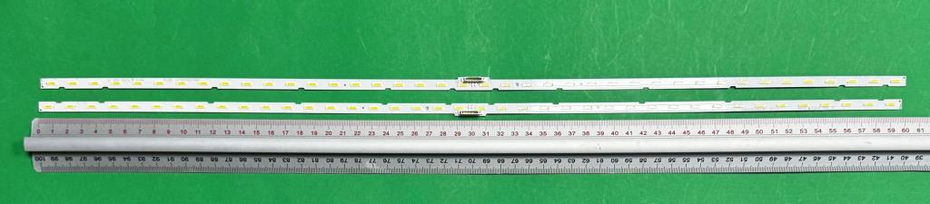 Zestaw listew LED do naprawy podświetlenia telewizora SAMSUNG 55" zestaw 2szt X V8N4-550SM0-R1 BN96-46033A / V8N4-550SM0-R0 , 40LED , 595MM , 6V ,