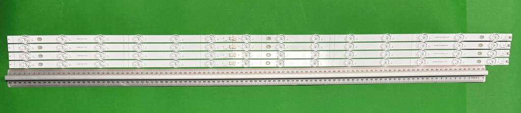 Zestaw listew LED do naprawy podświetlenia telewizora HISENSE 55" zestaw 4szt x JL.D550E1330-003BS-M_V02 HD550Y3U51-TOL4 , 14LED , 1055MM , 6V ,