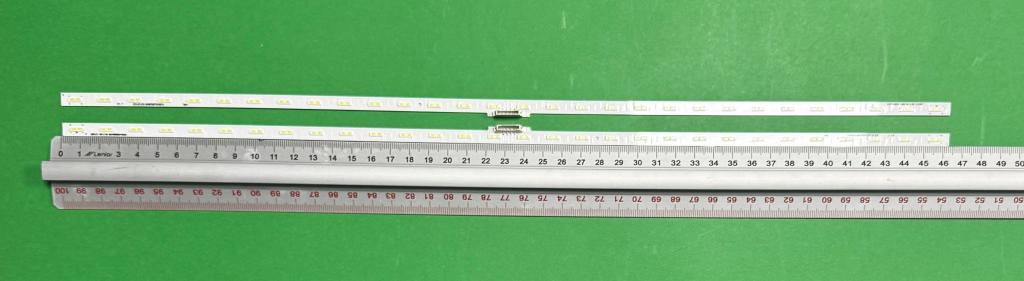 Zestaw listew LED do naprawy podświetlenia telewizora SAMSUNG 43" zestaw 2szt X BN96-50377A V0T8-430SM0-R0 19.11.06 P20Y_TU8500_43INCH_EDGE_LE , 30LED , 462MM , 3V ,