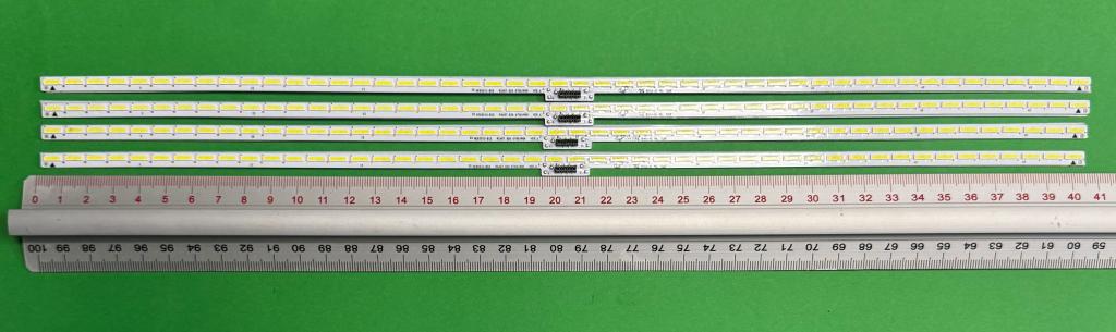 Zestaw listew LED do naprawy podświetlenia telewizora HISENSE 65 " zestaw 4szt X RSAG7.820.6700 R0H GT- 1155359 -A SSY- 1155359 -A HE650IU-B32 HE650IU-B52 , 48LED , 405MM , 6V ,