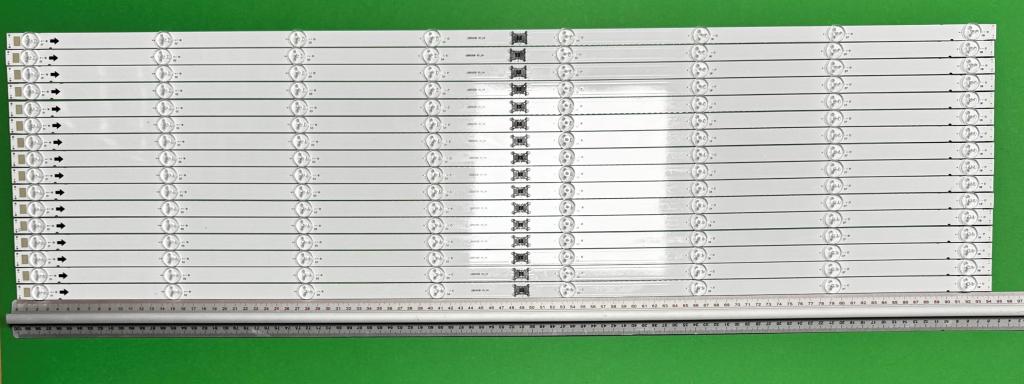 Zestaw listew LED do naprawy podświetlenia telewizora SONY 85" zestaw 16szt x LB8500H V0_00 LB8500B LB8500V , 8LED , 944MM , 3V ,