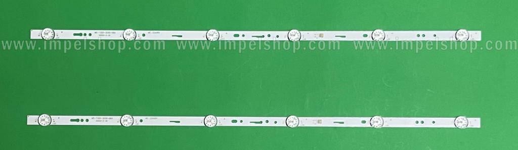 Zestaw listew LED do naprawy podświetlenia telewizora GALATEC 32" zestaw 2szt X MS-L3406 V3 / MS-T320-3030-08A , 6LED , 3V , 575MM ,