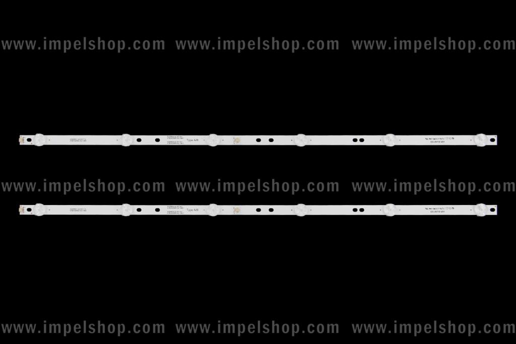Zestaw listew LED do naprawy podświetlenia telewizora PANASONIC 32" zestaw 2szt X K320WDC1 A2 2017-7-4 4708-K32WDC-A2113N01 Type A:K320WDX A2 2017-9-7 4708-K320WD-A2113N01 Type B:K320WDX A2 2017-9-7 4708-K320WD-A2113N11 ,