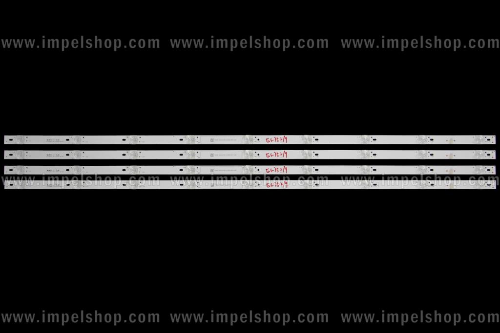 Zestaw listew LED do naprawy podświetlenia telewizora SHARP 50" zestaw 4szt x JL.D50091330-202DS-M_V01 202CS 202AS