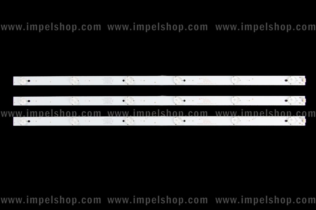 Zestaw listew LED do naprawy podświetlenia telewizora ELEMENT 32" zestaw 3szt x TFGJ32D06-ZX14A-03 2014-11-14 sj-303TH320031