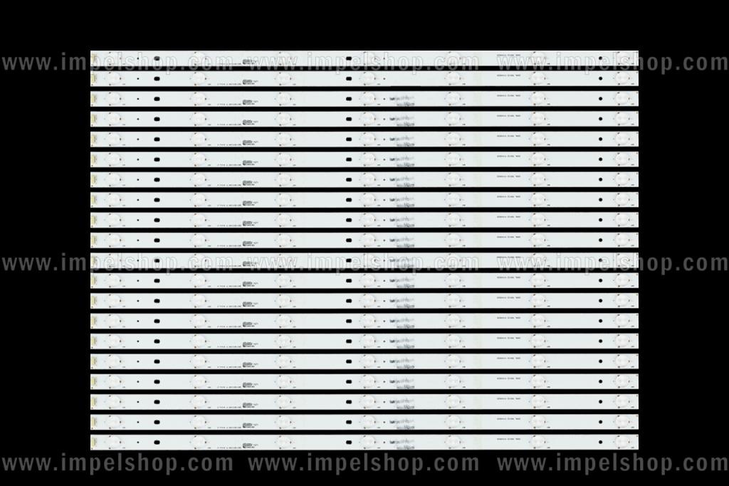 Zestaw listew LED do naprawy podświetlenia telewizora RCA 65" zestaw 20szt x JF P/N:01.JL.D6571235-31AS sj-01.JL.D6571235-31AS